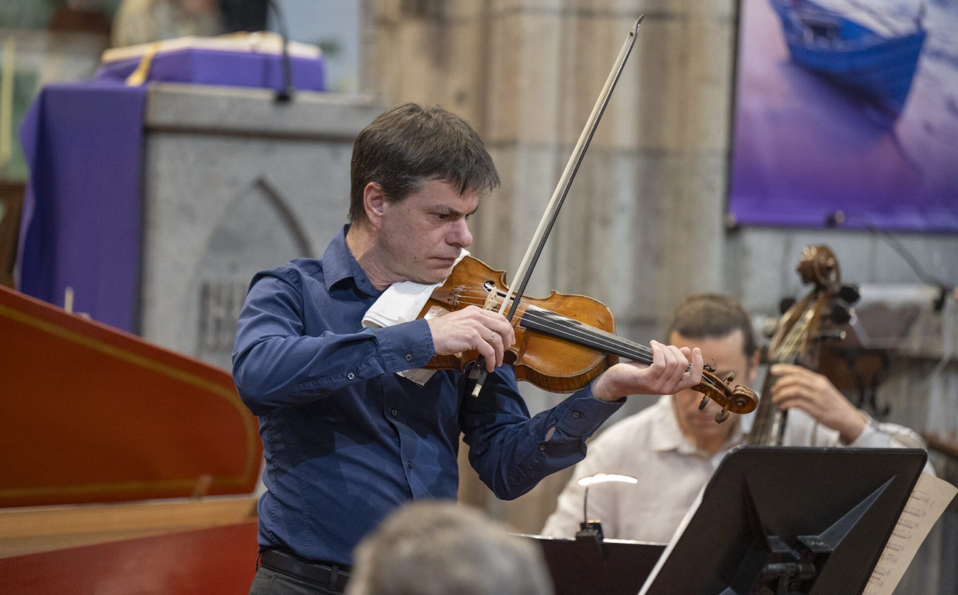 El magistral violinista barroco Andoni Mercero actúa mañana domingo,17 de marzo, en San Sebastián de La Gomera